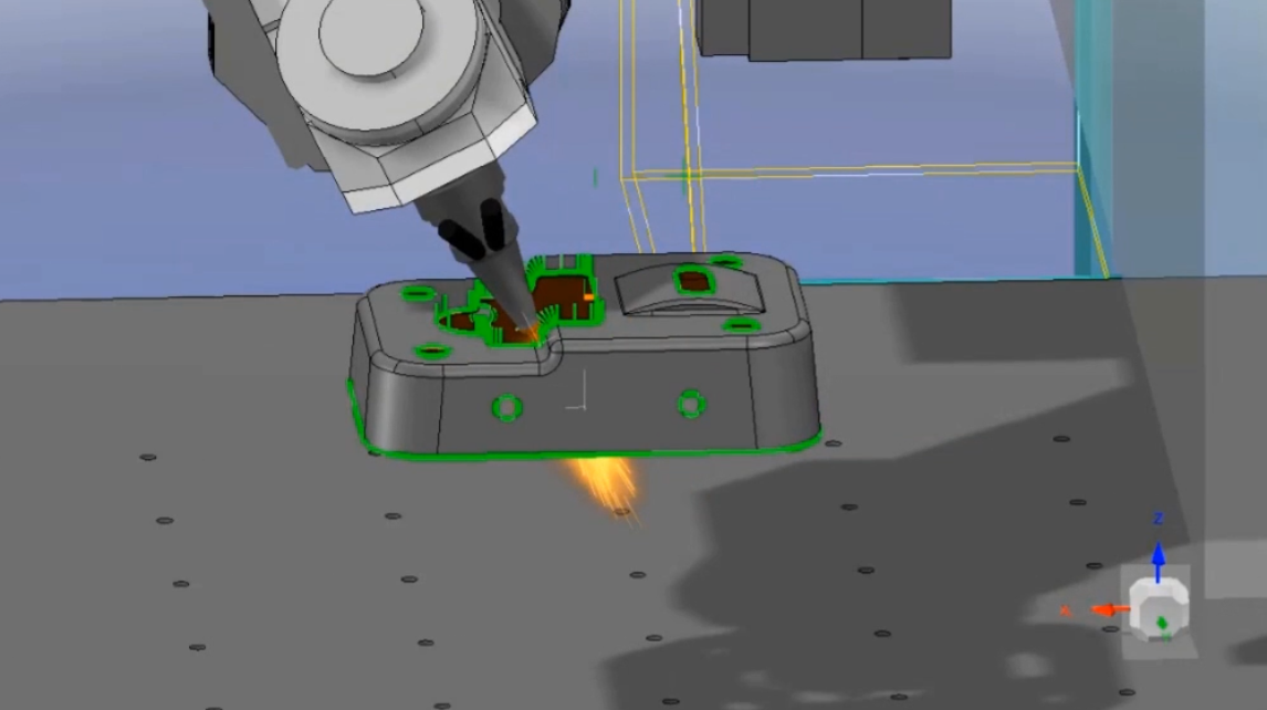 Full 3D Simulation & CNC Program Generation