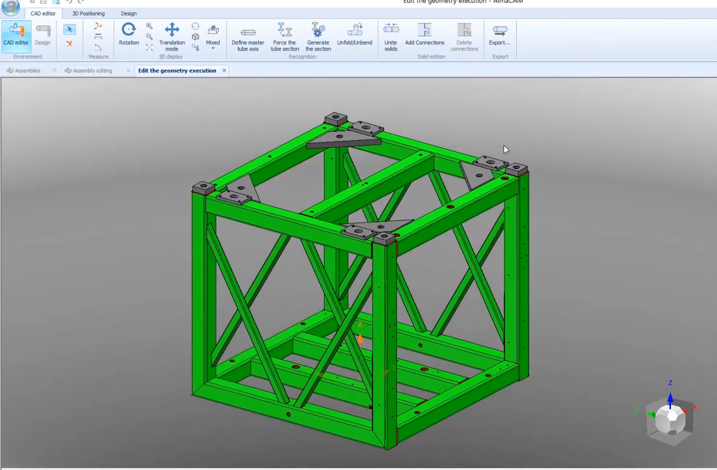 3D Tube Design & Intelligent CAD Import