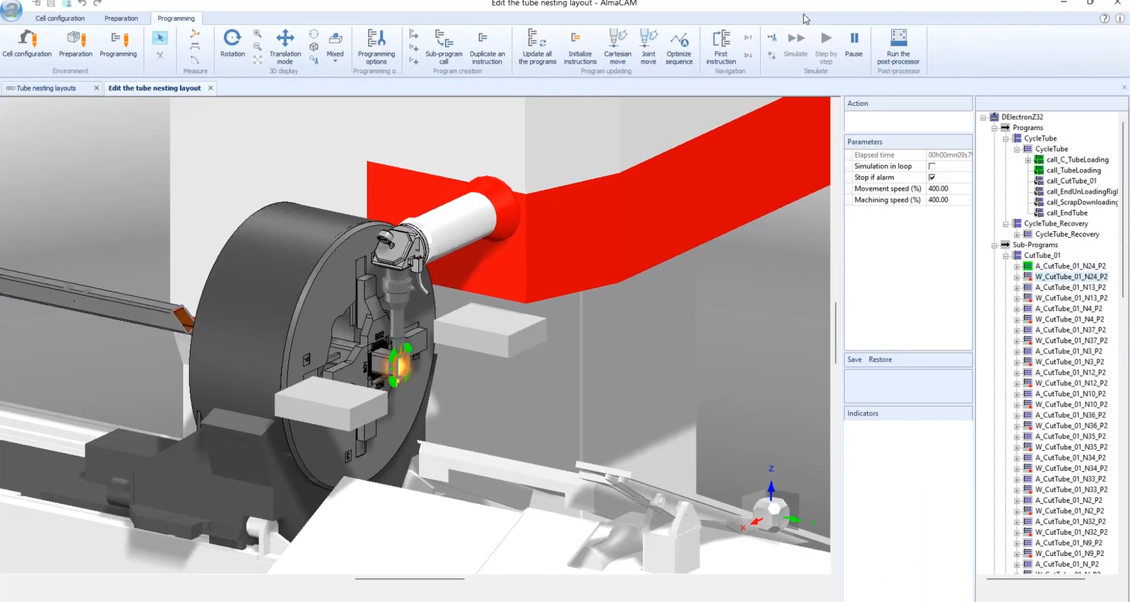 Automatic Cutting Preparation & Multi-Process Programming