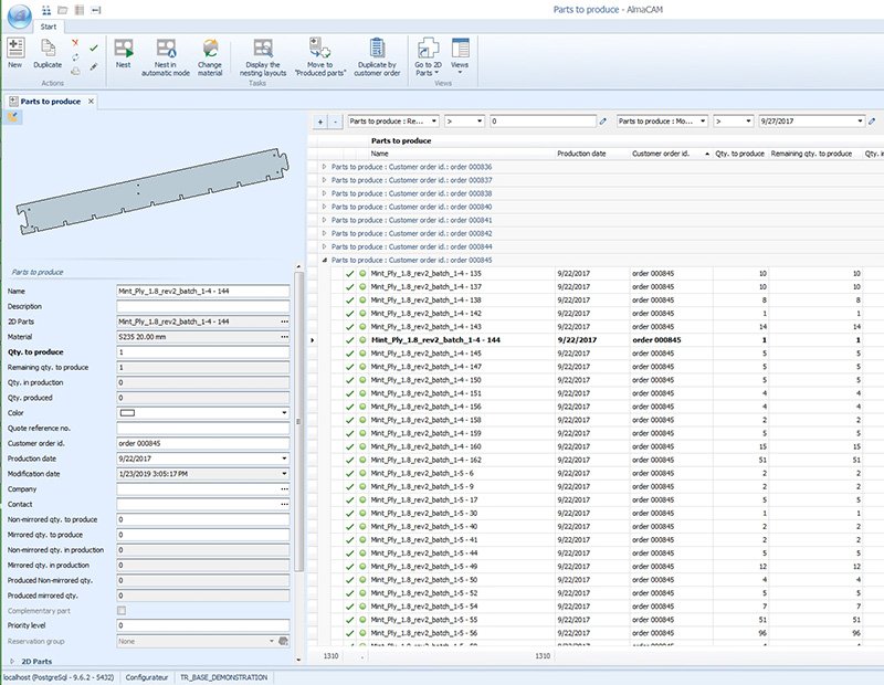Automated Order-to-NC Workflow