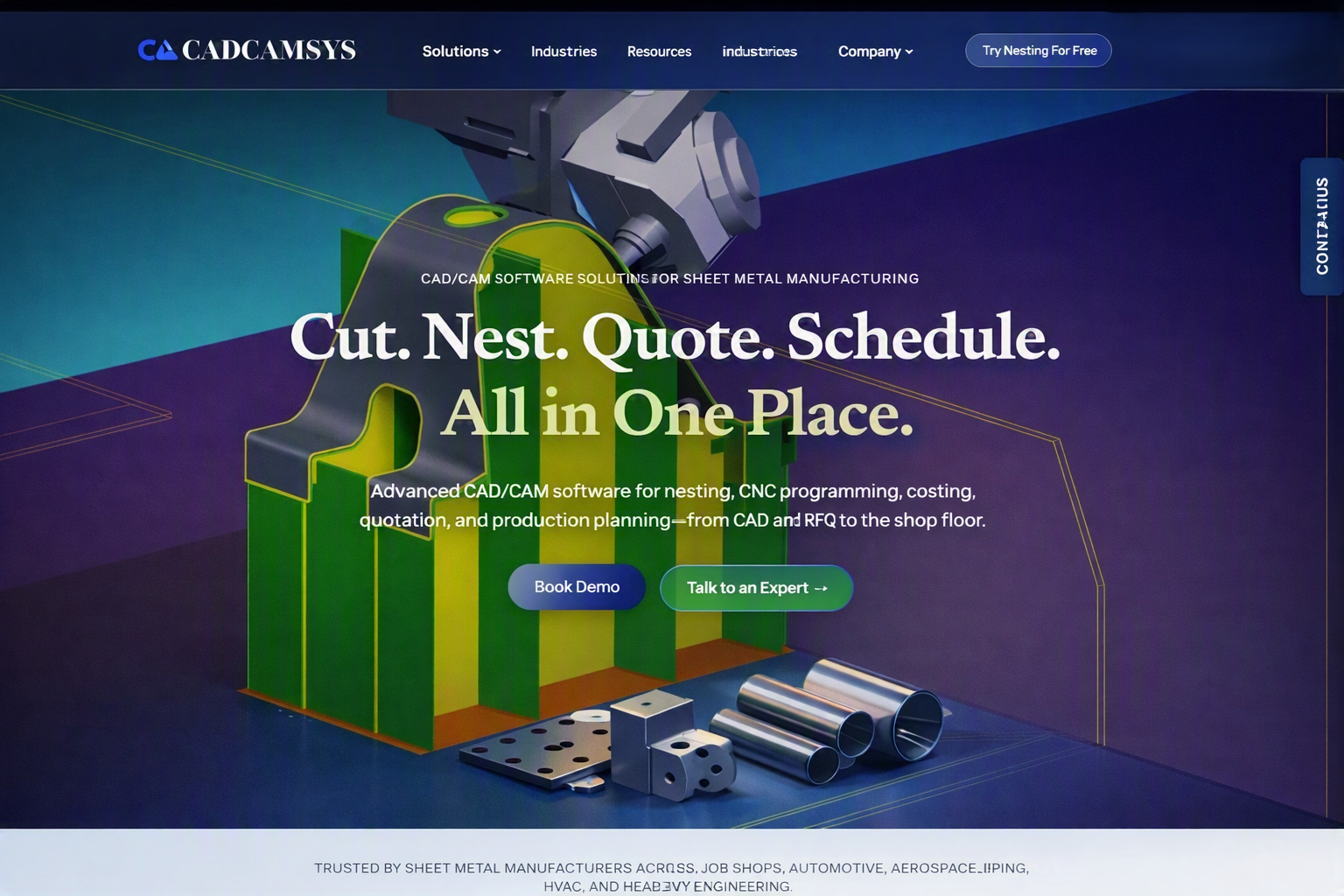 AlmaCAM: One CAD/CAM Platform for Different Cutting Technologies